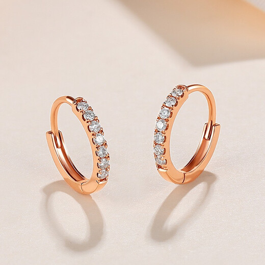 Liuguifu Jewelry Xingyao Diamond Earrings for Women 18K Gold Diamond Earrings with Diamonds for Girlfriend with Certificate Birthday Gift