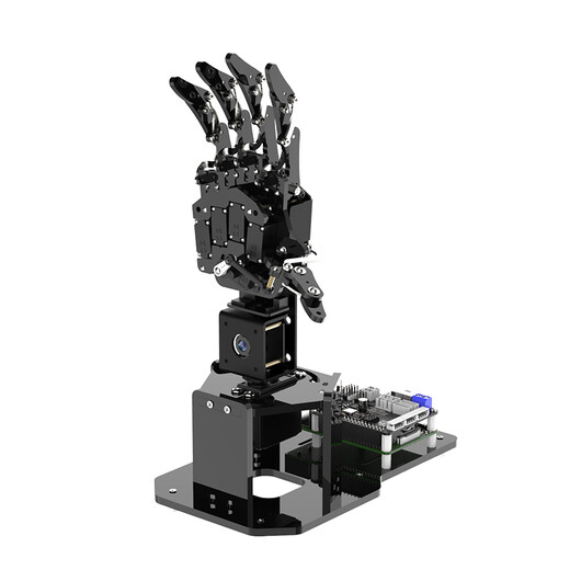 Fantasy Raspberry Pi 5 Bionic Mechanical Palm Uhandpi Geschicklichkeit Hand AI Visuelle Identifikation Python Programmierroboter Intelligenter Roboter Globe Tower Link