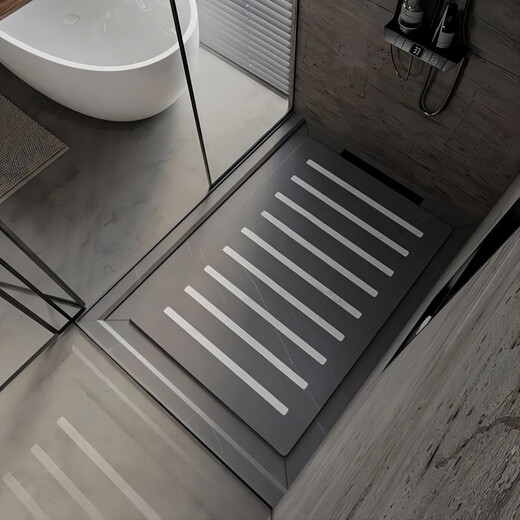 Fantasy Island sunken bathroom slate shower board bathroom foot non-slip stone floor tiles bathroom shower room floor pedal custom shower board 3-piece set including stone base square number 2.2