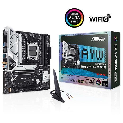 华硕（ASUS）24期免息华硕TUF B650M-PLUS WiFi/E电竞特工重炮手主板支持7500F/9700X/7800/9800X3D 板U套装 B650M-AYW WIFI R9 9900X