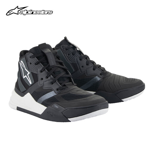Alpinestars Speedflight A STAR Motorcycle Riding Zapatos de motocicleta Botas anti-caza Botas Knight Boots Black Bright Red Blanco 1342 43