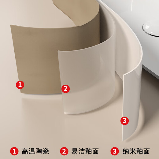 法派斯法国陶瓷台下盆家用洗手盆阳台小户型卫生间陶瓷洗面盆单盆 F3519-70亮白|套餐A:裸盆