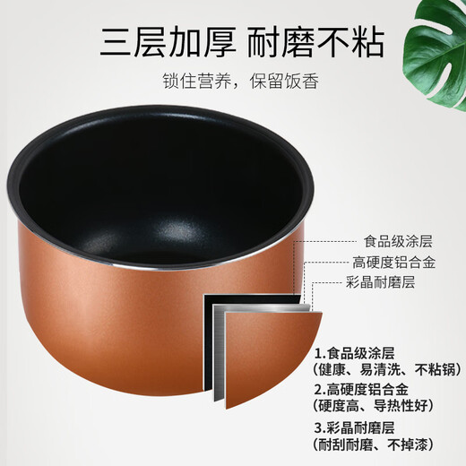 瑞雯格力电饭煲内胆5L升不粘锅GD-5022/GD-505A/GDF-5008D电饭锅锅胆煲胆配件 格力大松GDF-5008D内胆
