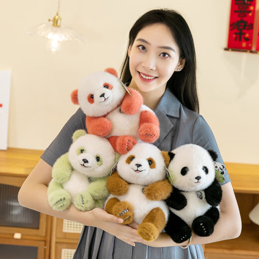 Crown Nest Children's Toys Girls Birthday's Child's Day's Days Hannibal Panda Doll Give Girlfriend Pold Toy Dolls