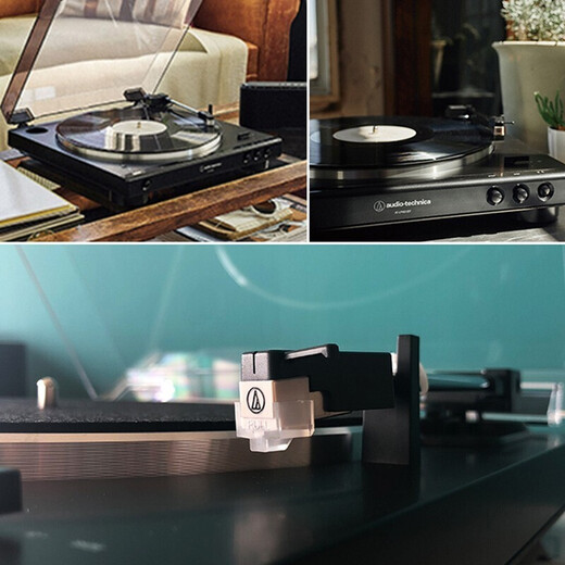Audio-Technica AT-LP60X vinyl record player, retro gramophone, living room ornaments, annual party, Valentine's Day gift, AT-LP60X white and black two-choice remarks + national bank new standard configuration