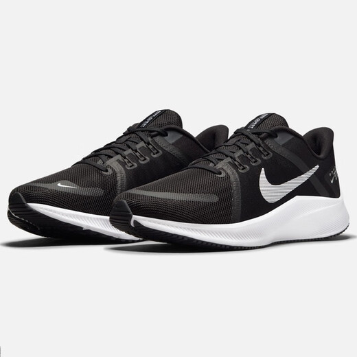 Nike Official Ship Store Sommer Neue Revolution 7 atmungsaktive gepolsterte Sportschuhe Laufschuhe Freizeitschuhe Männer Da1105-006/Schwarz-Weiß-Dunkler Asche 42.5