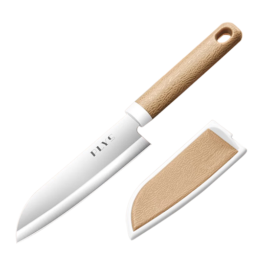 派莱斯 不锈钢水果刀家用小刀瓜果刀西瓜刀削皮器厨房刀具带套