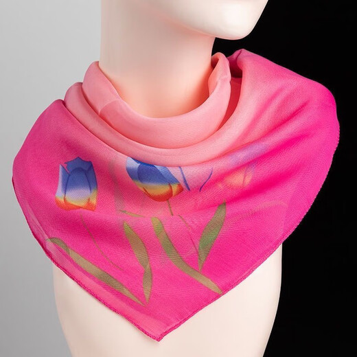 Nueva enfermera La nueva bufanda de seda de la enfermera Xin para mujeres delgadas versátiles versátiles de protección de cuello de bufanda bufanda de otoño e invierno