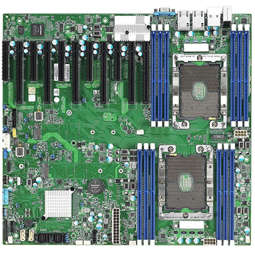 Taian Tyan S7105AGM2NR-2T 2677 5GPU, 10 Gigabit Network Card Dual-Channel Server Motherboard
