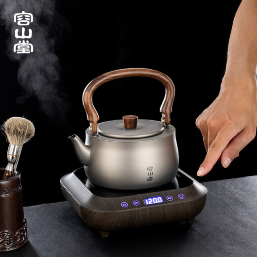 Rongshantang Pure Titan Kessel Teekanne Teekanne Haushalt große Kapazität Teekannen Teekannen Elektromaner