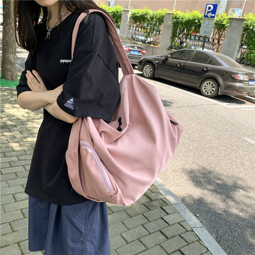 匡睿运动包健身包女大容量斜挎训练瑜伽旅行包手提旅游行李包收纳袋 灰色