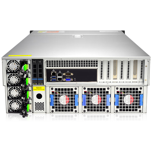 Chu Fei Xeon 3rd Generation 8-card RTX4090 deep learning GPU server Eight-channel H100/A6000 graphics card 671b DeepSeek artificial intelligence workstation host 256G memory + L40 48G*8 Dual-channel 8368Q 76-core 152 threads