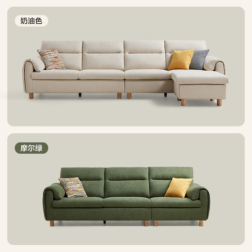 Lin's Home Sofa Living Room 2025 New Modern Simple Removable and Washable Fabric Small Apartment Double Straight Sofa BS183
