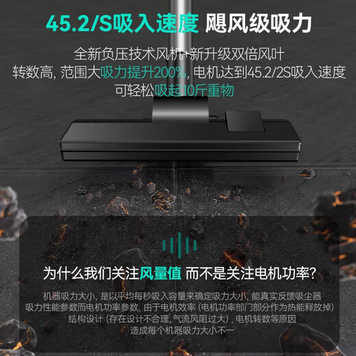 Meiling vacuum cleaner household large suction 1800W high power decoration wasteland beautiful seam commercial car wash dry and wet blowing industrial hotel powerful bucket vacuum cleaner 25L large capacity T011