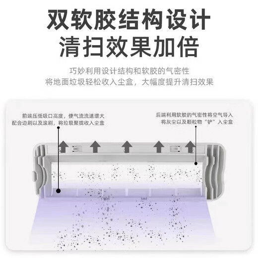 Levenger adapts to Xiaomi Mijia sweeping robot H40/D101CN accessories Mijia dust bag mop rag side roller brush cleaning fluid consumables 2 side brushes + 2 filter elements + 4 rags