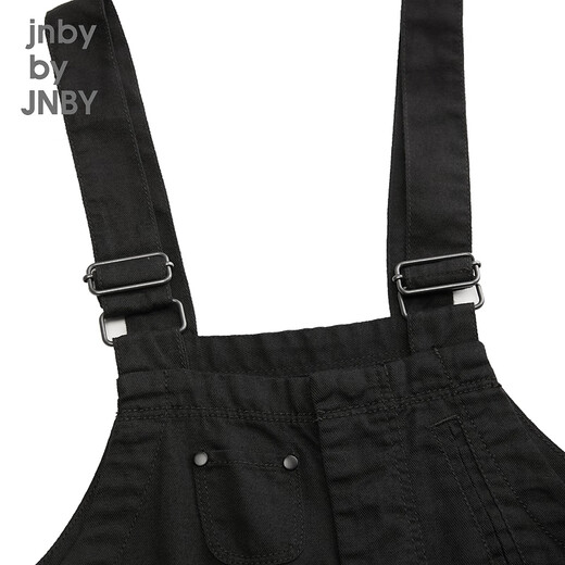 jnby by JNBY江南布衣童装春夏棉麻背带长裤休闲连体裤男女童儿童1N2E1476A 001/本黑 110 cm