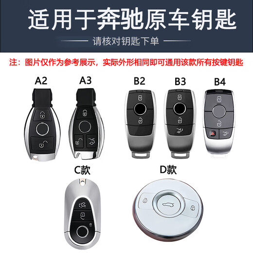 Hailong Youjin Mercedes-Benz E-Class E300l Car Key Case GLC300Le260 Pack C260L Buckle EQE/GLB200 Case All-in-one Women