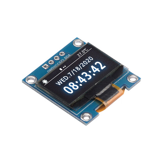 0.96-inch OLED display module 128x64 I2C communication SSD1315 12864 LCD screen IIC serial 7-pin blue display