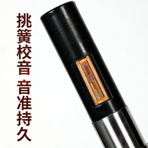 Zhengyintang Hulusi Yunnan Musikinstrumente für Erwachsene professionell spielen Doppelton-Mahagoni-Erleichterung Drei-Ton-Model für Kinder Anfänger Professionelle Mahagoni-Tube B-Flat