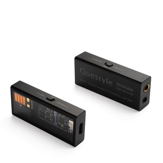 Queshi MFi certified M15i mobile lossless decoding amp cable 3.5mm/4.5mm dual socket Android iOS mobile phone computer HIFI portable small tail Tyye-C version