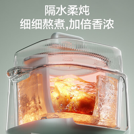 SUPOR electric stew pot, electric stew cup, water-proof steaming stew pot, 6.5L large capacity, household soup pot, multi-cup ceramic multi-functional pot for 3-4 people, steamer, bird's nest, baby food supplement, porridge and stew pot, 6.5L, five galls in one pot + steaming and stewing