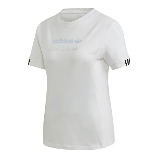 阿迪达斯 （adidas）三叶草女装 新款运动服透气半袖短袖T恤 DW3892 FM2488 XXS 30