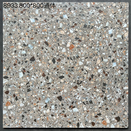 
Xushansi floor tiles terrazzo ceramic tiles 800x800 full porcelain direct sales Foshan floor tiles antique matte non-slip 9906