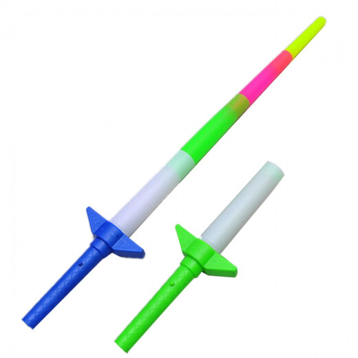 Bieying Colorful Glow Sticks Birthday Party Props Concert Stage Party Large Size Glow Sticks [Please shoot 5 starting points] Four-section telescopic Glow Sticks