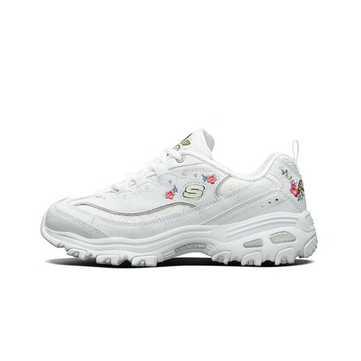 
Skecher Fashion Casual Women's Fashion Embroidered Panda Shoes 11977 White/WHT 35