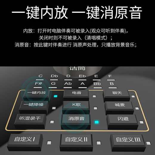 Seeknature Sound Card Broadcast Bar Live Broadcast Equipment Sound Card Set Mobile Live Broadcast Wireless Microphone Karaoke Live Online Class Seeknature ST60pro Sound Card + D11 Wireless Microphone Single Microphone *