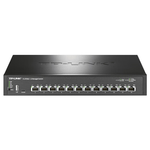 TP-Link Full 10G Switch 10G Ethernet-Überwachungsnetzwerk-Netzwerk-Hub-Splitter TL-St5012 12-Port 10G Dreischicht-Netzwerkverwaltung