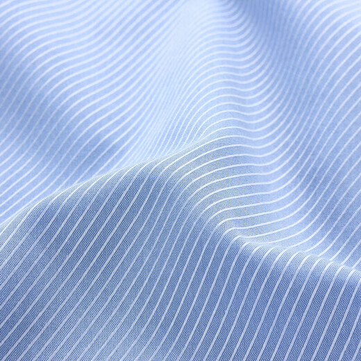 雅戈尔（YOUNGOR） 衬衫男士 秋冬季青年男休闲正装衬衫 GLDP16380IJA 浅蓝斜纹 42