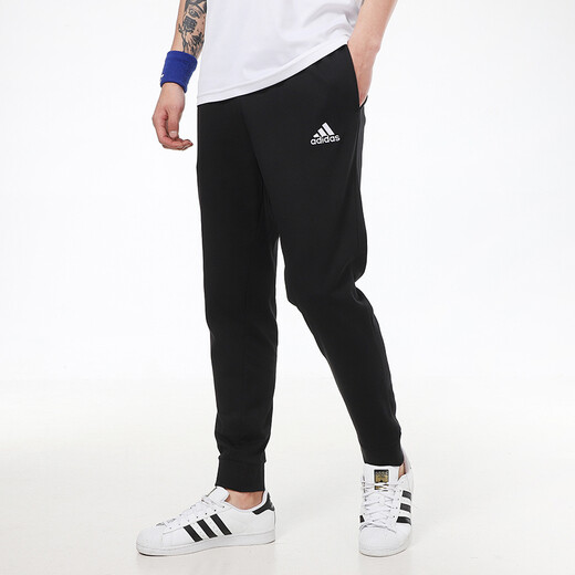 阿迪达斯 （adidas） 男子春季运动套装 跑步训练健身休闲连帽夹克外套开衫卫裤长裤 单件长裤GK9226 S/175