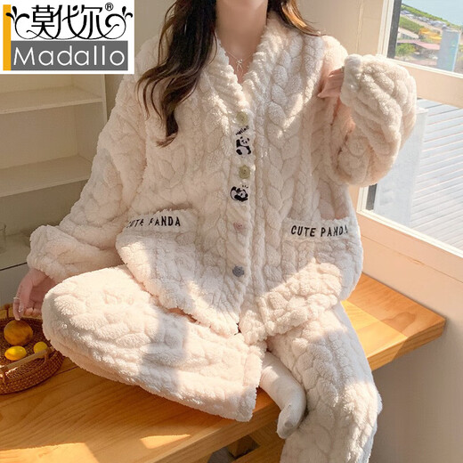 Ropa de confinamiento de terciopelo de coral de invierno modal para el invierno Pajama de mujeres embarazadas posparto para mujeres PRIMAVERA Y AUTOL ESTILO DE OTRO E INVIERN