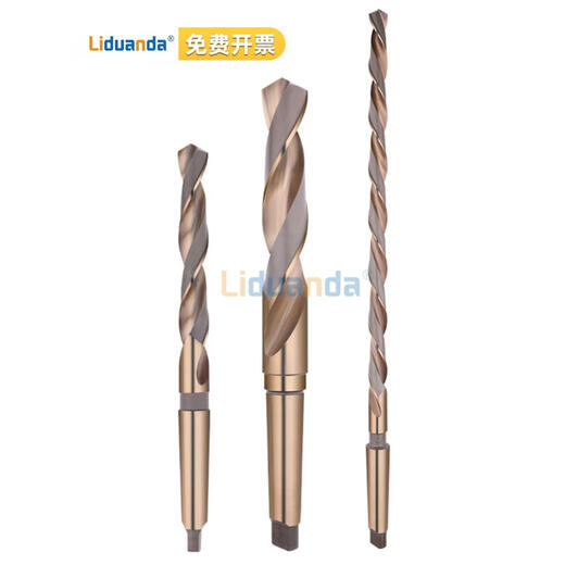 Chiweng Harbin Liduanda cobalt-containing cone shank extended twist drill bit stainless steel special drilling Morse extended cone drill 28* blade length 250 total length 380#3 handle