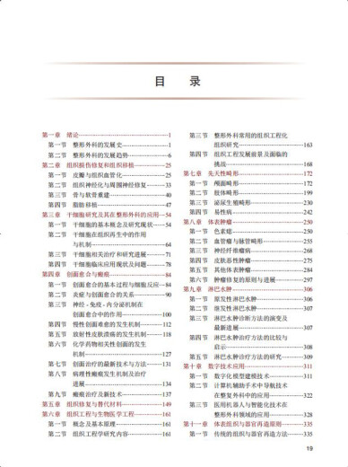 正版速发整形外科学 十三五规划教材 专科医师核心能力提升导引丛书供学位研究生及专科医师用 大学临床医学 16835