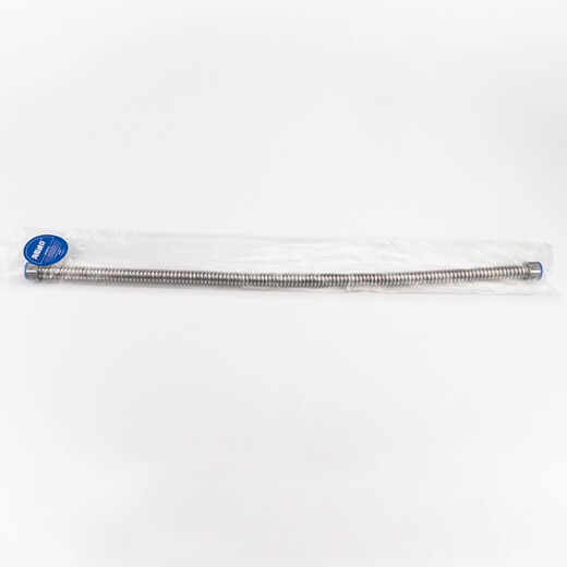 Hasdick 60cm electric water heater bellows 304 stainless steel water inlet hose 4 points water supply pipe (304 pipe + 304 cap) HK-614