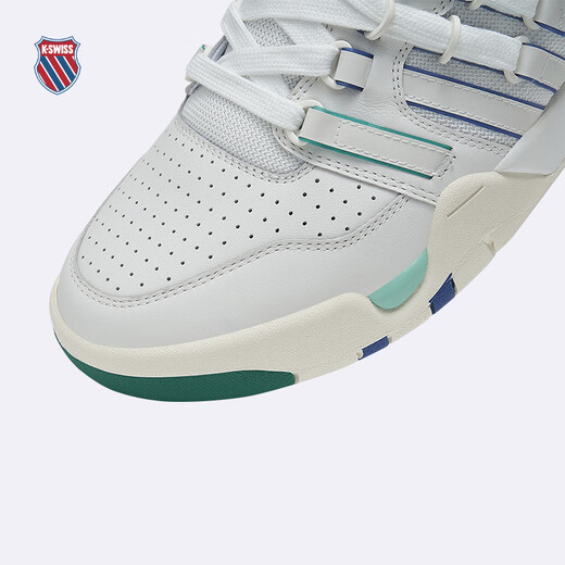 KSWISS [same style on the show] casual shoes for men and women spring couple casual fashion slam shoes 9275-US 108 Wimbledon white green no blue men 41