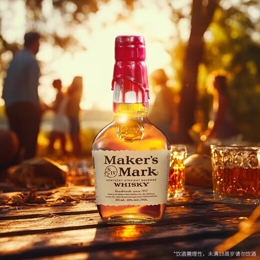 美格波本威士忌（MAKER'S MARK）调和型375ml 美国肯塔基州 威士忌洋酒