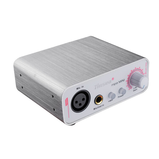 Tinsea mpa mini dynamic microphone sound gain amplifier large diaphragm condenser microphone amplifier So8 mobile live broadcast sound card dedicated preamp