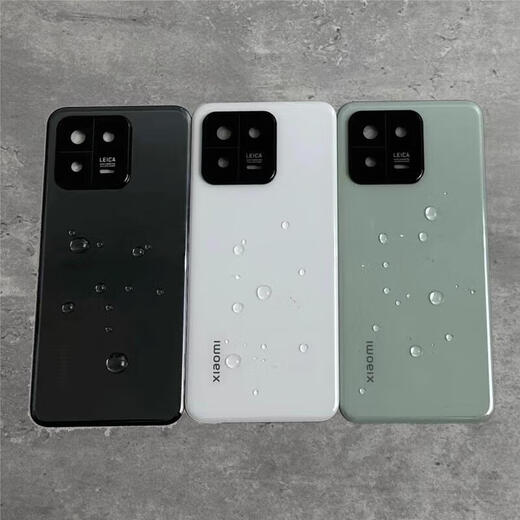 Suitable for Xiaomi 13 Suitable for glass back cover Battery cover 13 Mobile phone back shell rear screen xiaomi13 Suitable for Xiaomi 13 white New original + heat dissipation