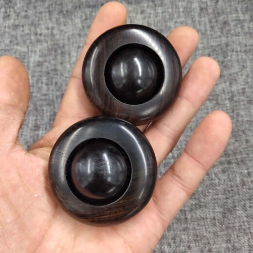 Time to run handheld parts Time to run thousand-year ebony handheld parts Wooden transport beads Wenhua handheld parts Ziguang Sandalwood health ball SN2677