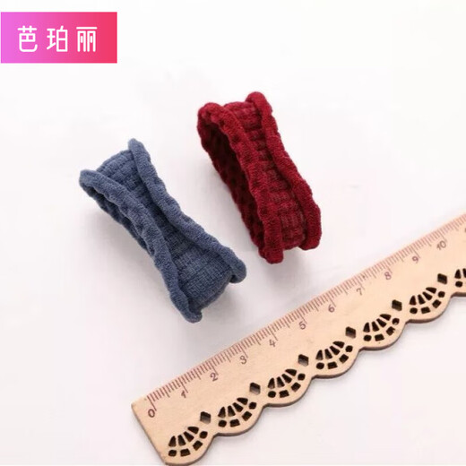 Barberry 20 Korean high-elastic headbands, durable rubber bands, seamless hair ties, thick hair ropes, simple temperament, bold, 10 mixed colors, bagged