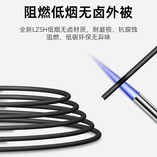 YouPuguang Field Optical Cable Outdoor Loop Basisstation Multimode Faser Jumper 2-Core 4-Core 8-Core-Halogen-freie Luftwiderstand optische Kabel Outdoor-Turm optisches Kabelfeld Optische Kabel Multimode Double Core LC-LC 10 Meter