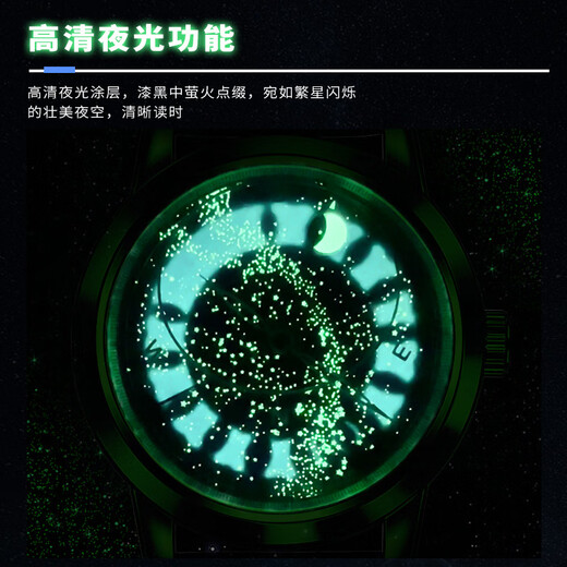 欧利时（OLEVS）瑞士认证品牌手表男机械表全自动男士手表夜光防水满天星时尚男表 欧利时-9923-银壳钻圈