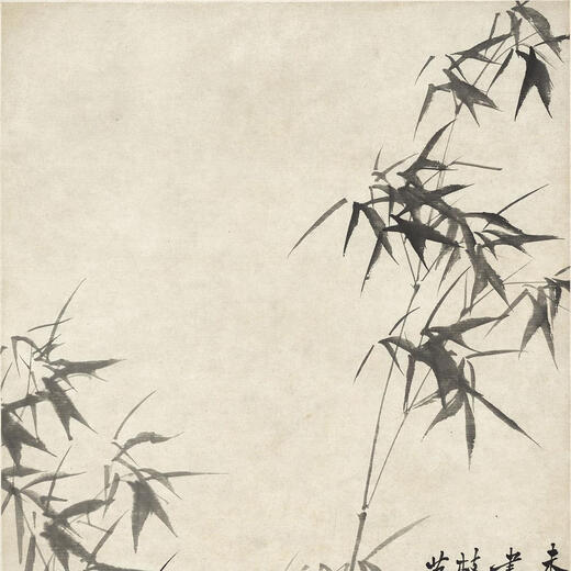 Zheng Banqiao Fengzhu Image de pierre chinois salon Middle Hall peintures suspendues et salon de thé Encre et eau en bambou peintures décoratives HD Tissu de soie coeur non monté adapté à la copie de la peinture La taille du cœur est 58 * 120 cm taille encadrée 681