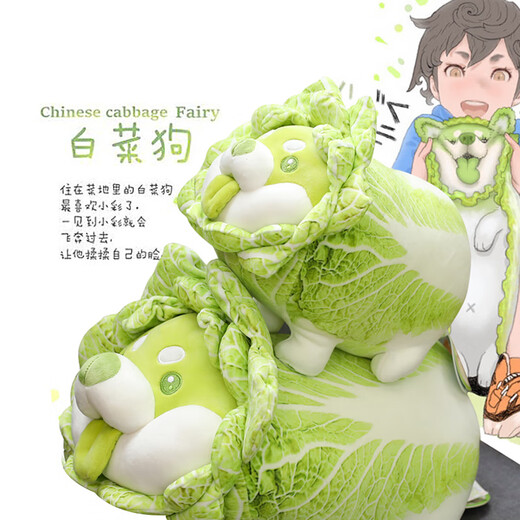 WELTSTON Vegetable Elf Plush Toy Doll Doll Doll Pillow Birthday Gift Girl Gift Vegetable Dog 30cm
