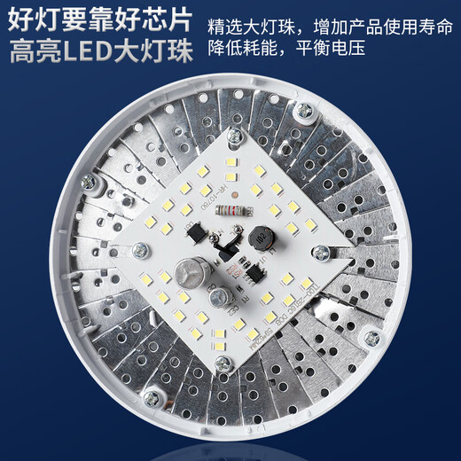 Xunhui Light LED bulb energy-saving lamp household factory warehouse workshop e27 screw super bright high-power lighting bulb 65W