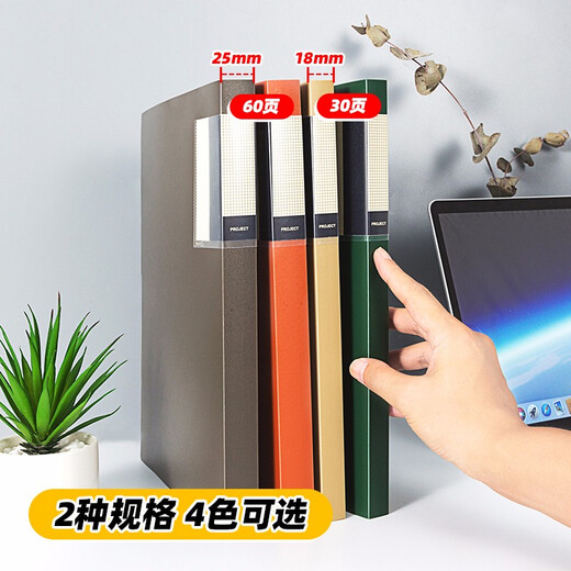 Sky Scenery 5 A4/30 page information book folder insert bag Loose-leaf folder storage bag Multi-function color test paper information can be customized TS-1645 Agate gray