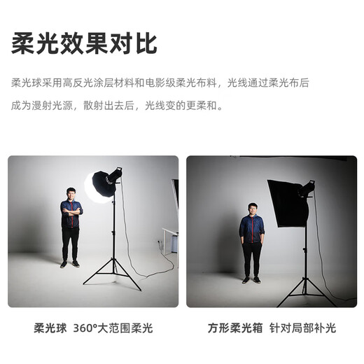 Godox Baorongkou lantern soft light ball 65cm quick-loading soft light cover photography live studio photography folding portable spherical soft light box